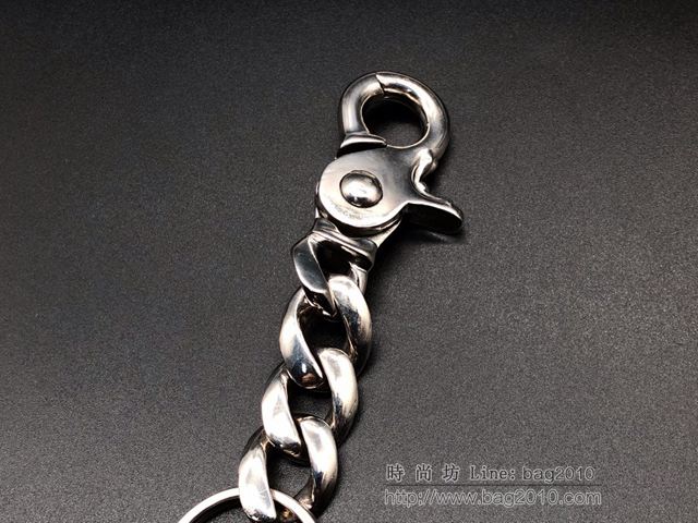 chrome hearts銀飾 克羅心鑰匙鏈 純手工 克羅心925銀首飾  gjc1909